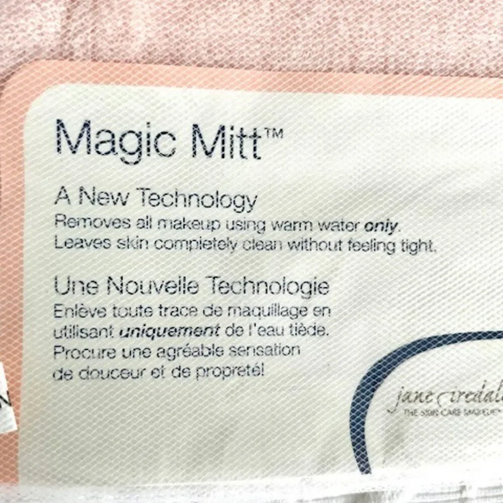 NWT Jane Iredale Magic Mitt Makeup Remover with Water Only